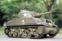 Heng Long USA M4A3 Sherman Upgrade Edition 1/16 Scale Battle Tank - RTR - (OPEN BOX)