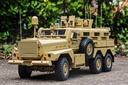 Heng Guan US Military MRAP Tan 1/12 Scale 6x6 Armored Tactical Vehicle - RTR