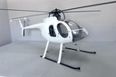 Roban MD-500E White 800 Size Scale Helicopter - ARF