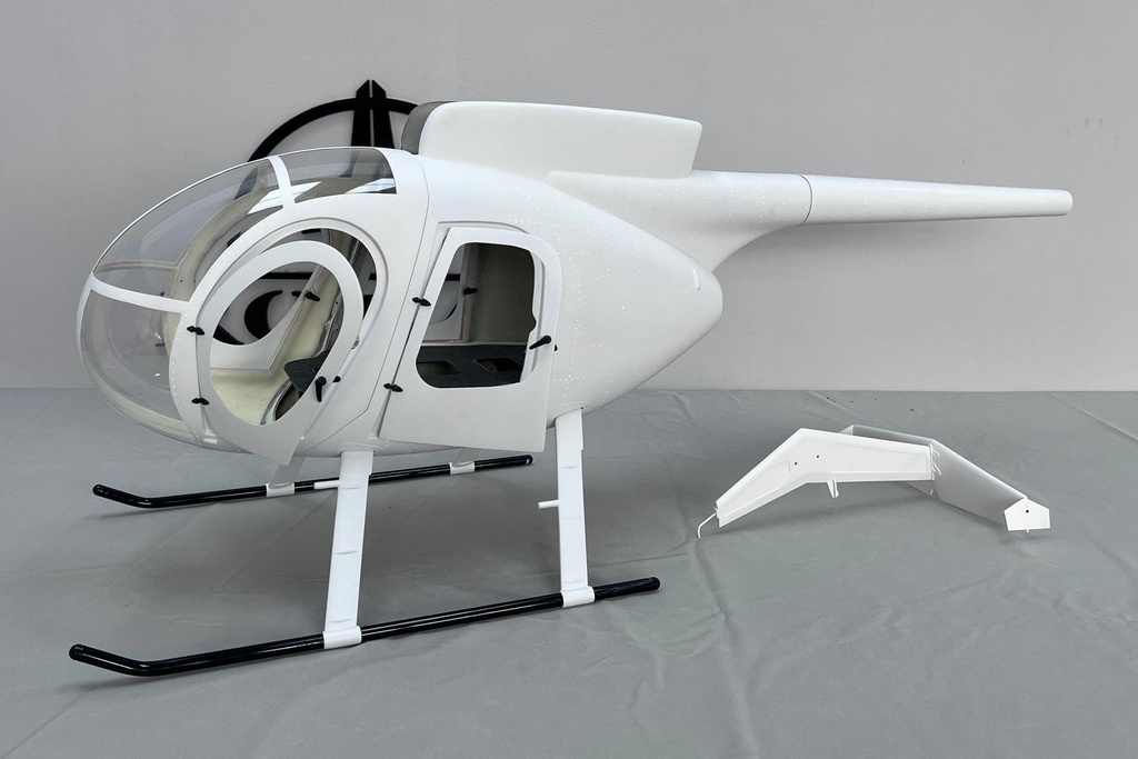 Roban MD-500D White 600 Size Helicopter Scale Conversion - KIT
