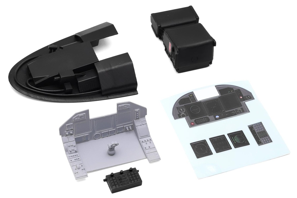 Freewing 90mm EDF PLAAF J-10A 3D Printed Parts for Cockpit