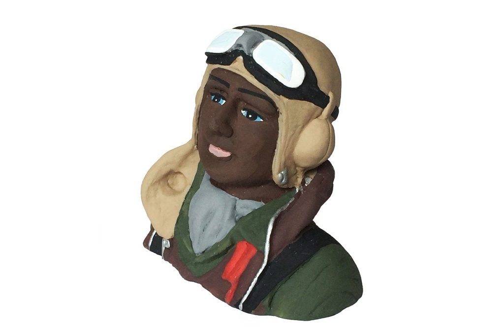 Nexa 78mm (3.1") WWII Pilot Figure - Green