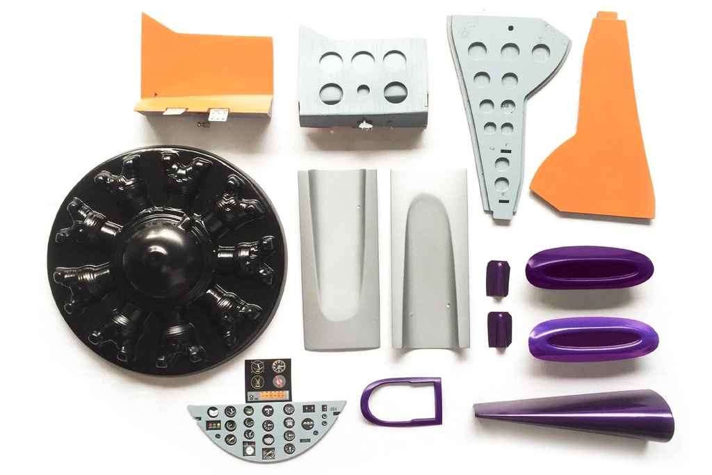 Nexa 2020mm Rare Bear Plastic Parts Set