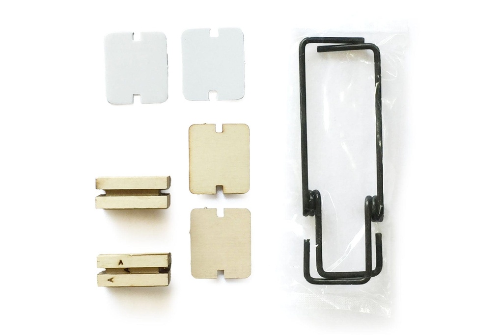 Nexa 1540mm P-51B Tuskegee Airmen Landing Gear Wood Parts Set