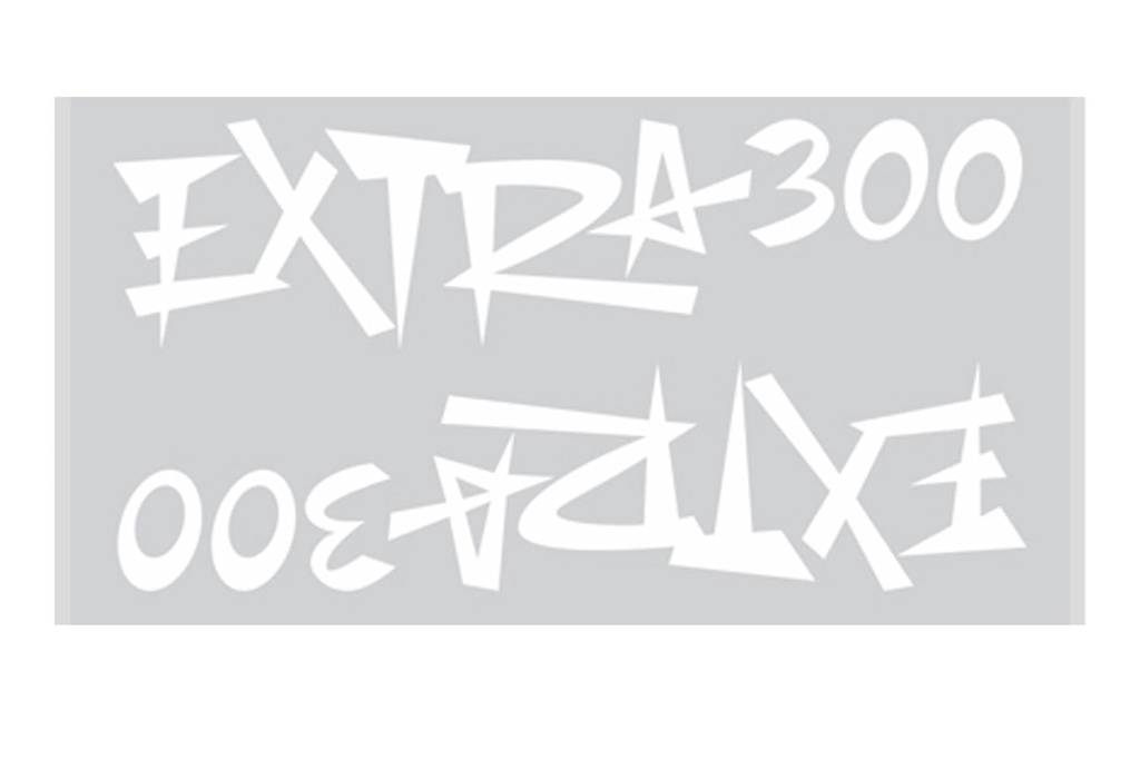 Black Horse 2260mm Extra 300 Decal Sheet