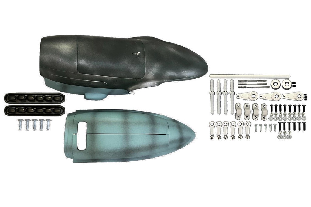 Black Horse 2500mm Heinkel He 111 Right Cowling & Gear Door Set