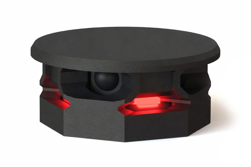 LegoDEI Heng Long IR Receiver Upgrade Red with Mounting Kit and Reception Pattern Caps V4.0