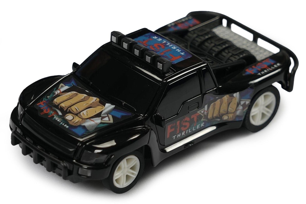 Joysway SuperFun 1/43 Scale Black Short Course Truck Slot Car