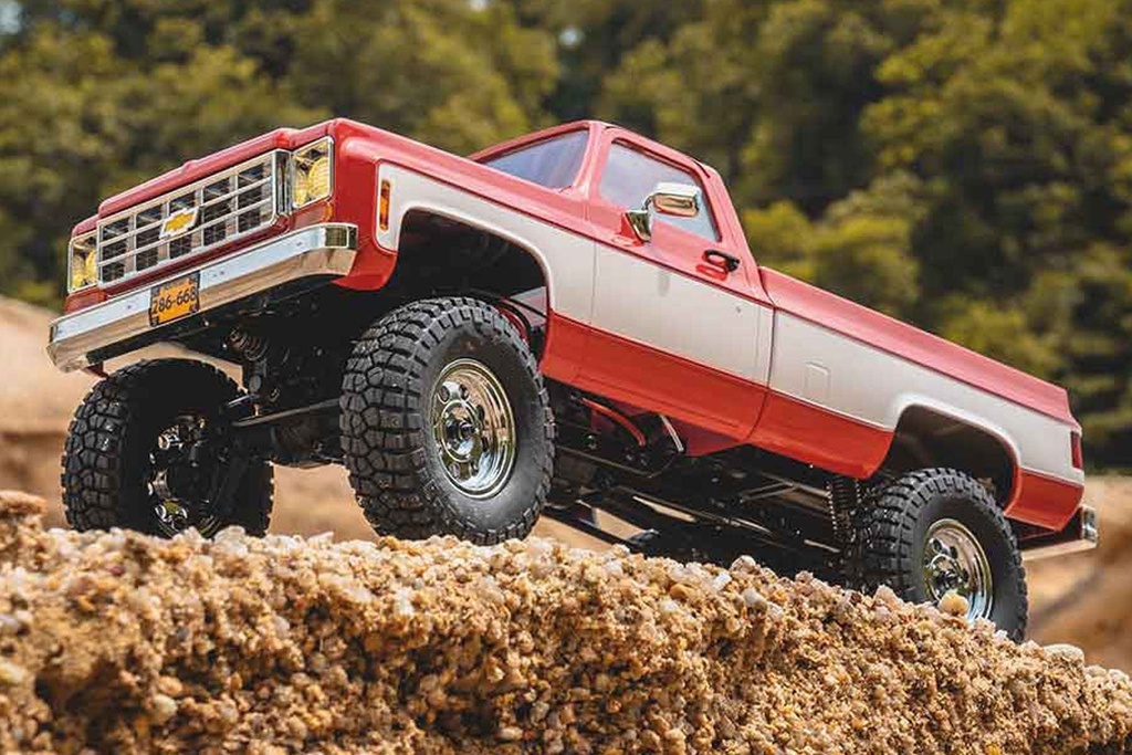 FMS FCX18 Chevy K10 Red 1/18 Scale 4WD Crawler - RTR