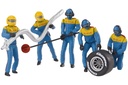 Carrera 1/32 Scale Figures Blue/Yellow Mechanics (5)