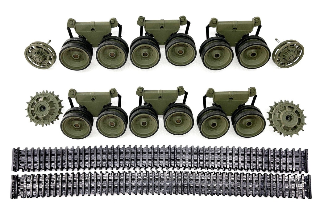 Tongde 1/16 Scale UK Centurion Plastic Tracks, Sprockets, Drive Wheels, and Road Wheels Set