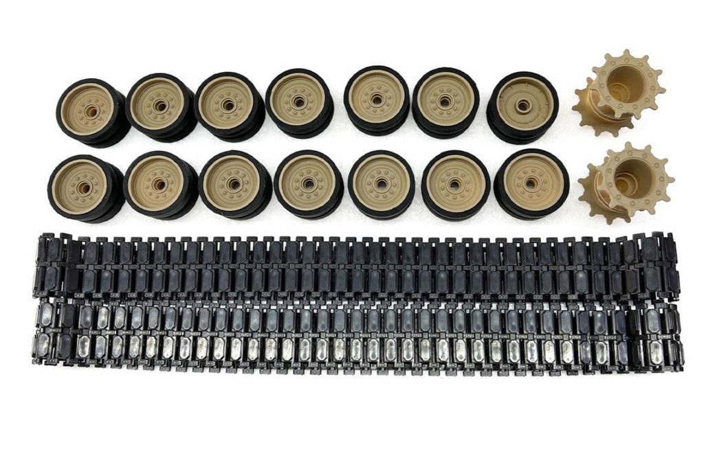 Tongde 1/16 Scale US M60A1 Plastic Tracks, Sprockets, Drive Wheels, and Road Wheels Set
