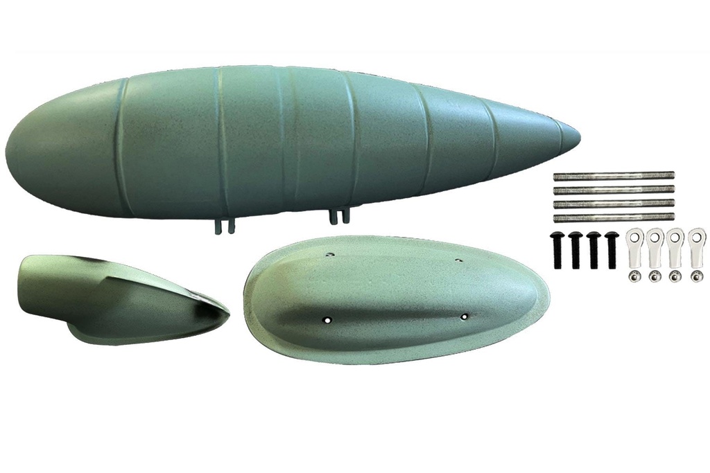 Black Horse 2255mm Messerschmitt BF 109G Scale Detail Parts - Fuselage