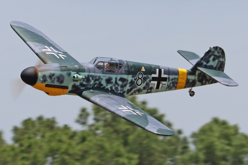 Black Horse Messerschmitt BF 109G 2255mm (89") Wingspan - ARF