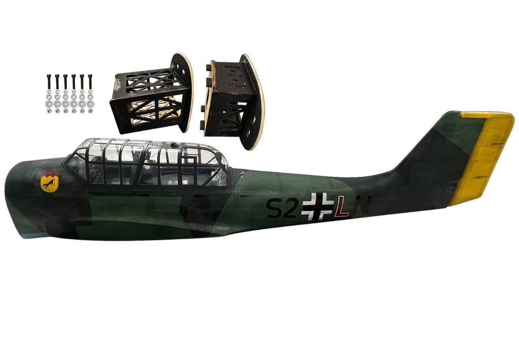 Black Horse 2300mm Junkers Ju 87 B-2 Stuka Fuselage with Hatch