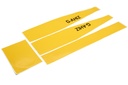 Nexa 1400mm DH.82 Tiger Moth Yellow Silver Covering Set (Fuselage and Tail)