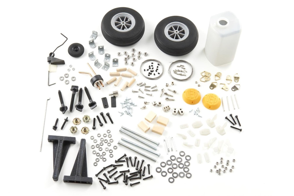 Nexa 1400mm DH.82 Tiger Moth Yellow Hardware Mounting Set