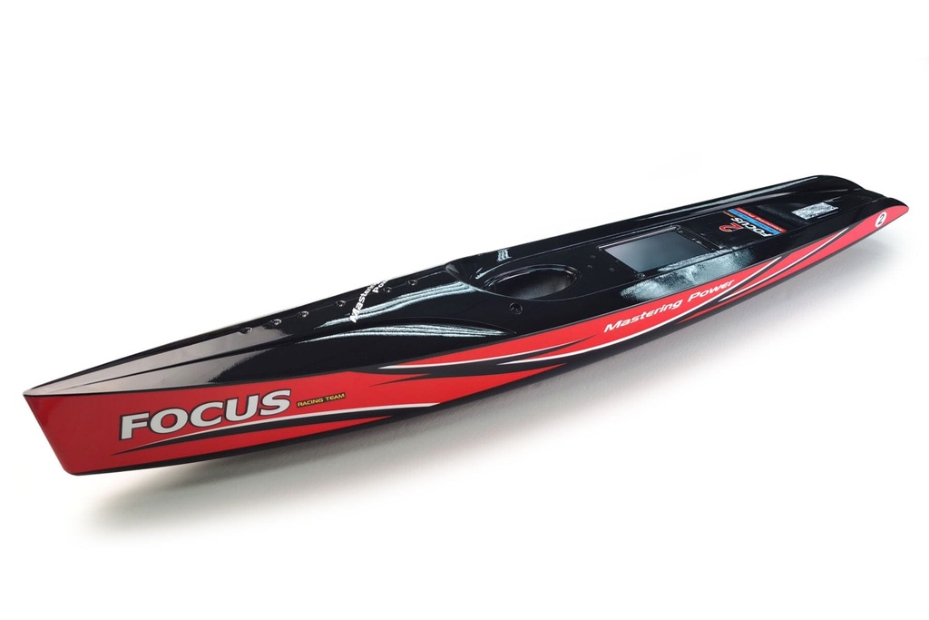 Bancroft Focus V3 Hull with Red Decals and Painting