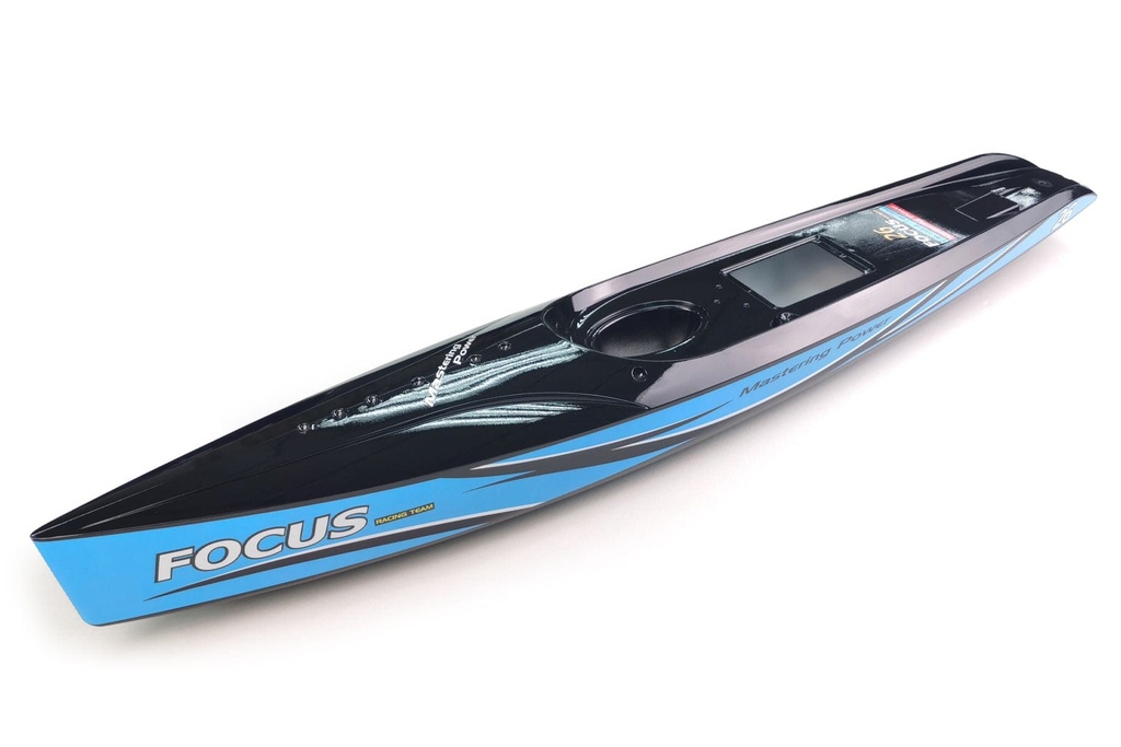 Bancroft Focus V3 Hull with Blue Decals and Painting