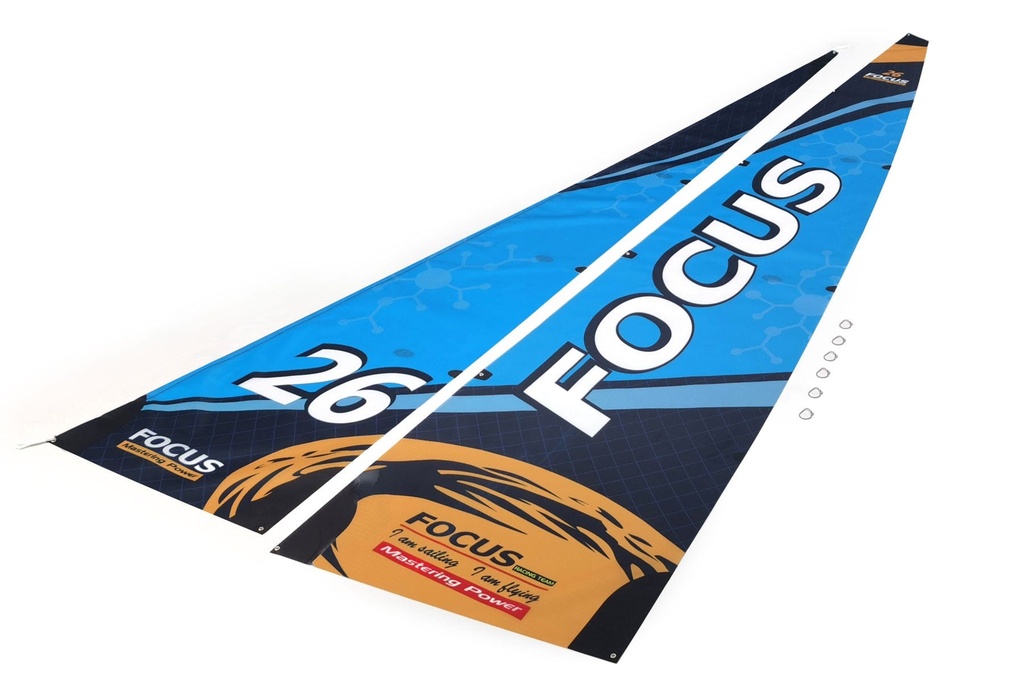 Bancroft Focus V3 Blue Main Sails and Jib Sails Set