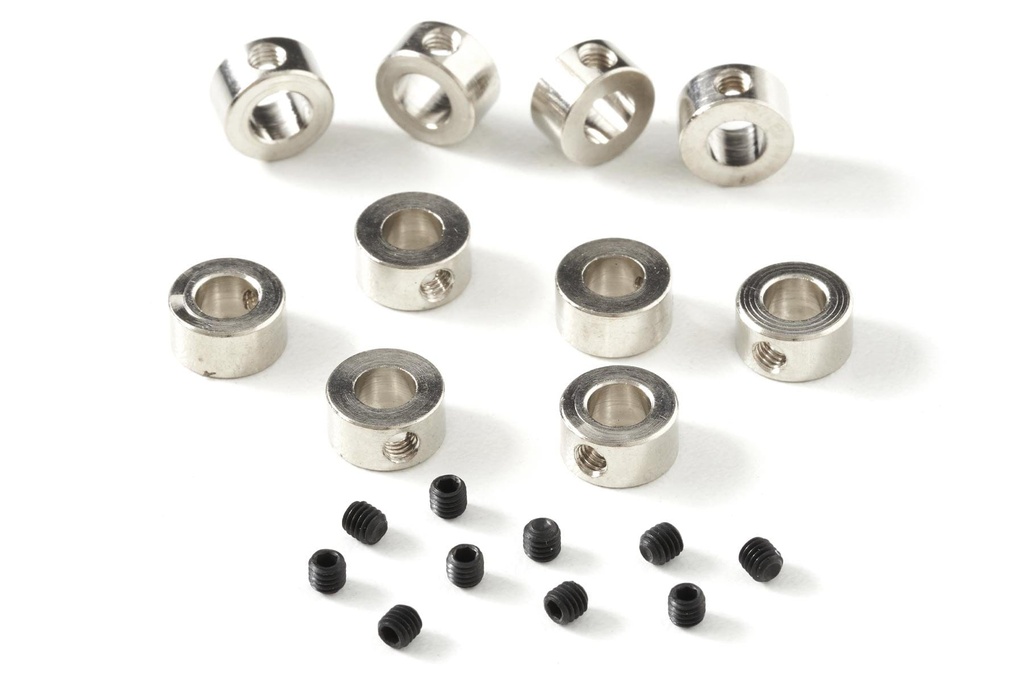 BenchCraft 5mm Nickel Plated Wheel Collars (10 Pack)