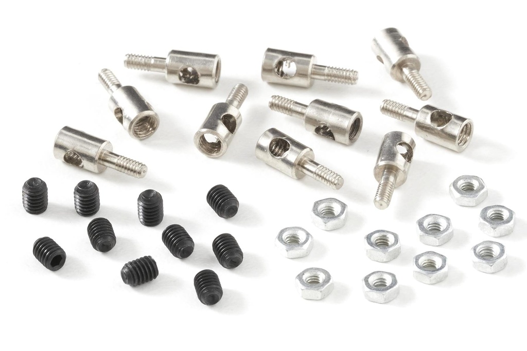 BenchCraft 2.5mm Nickel Plated Link Stops (10 Pack)