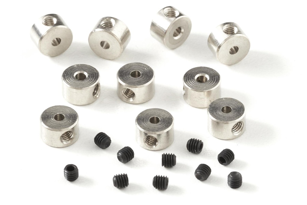 BenchCraft 2.15mm Nickel Plated Wheel Collars (10 Pack)