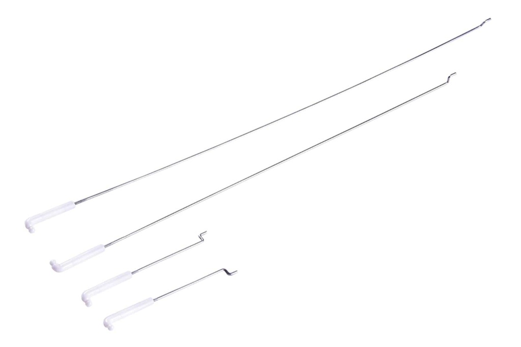 Skynetic 360mm Tiger Moth Pushrod Set with Clevis