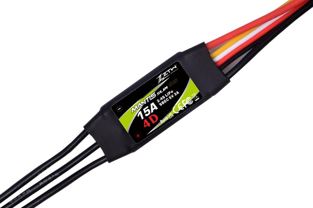 ZTW Mantis Slim G2 15A ESC with 3A SBEC