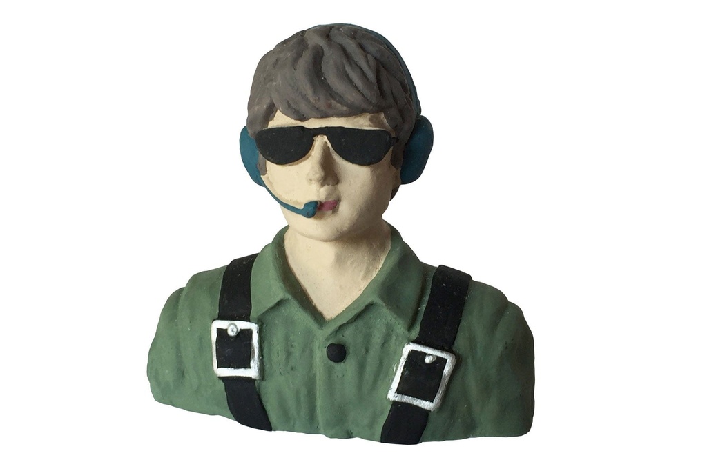 Nexa 99mm (3.9") Civil Pilot Figure - Green