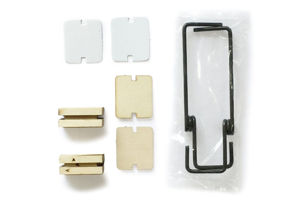 Nexa 1580mm P-51D Mustang "Happy Jack's Go Buggy" Landing Gear Wood Parts Set