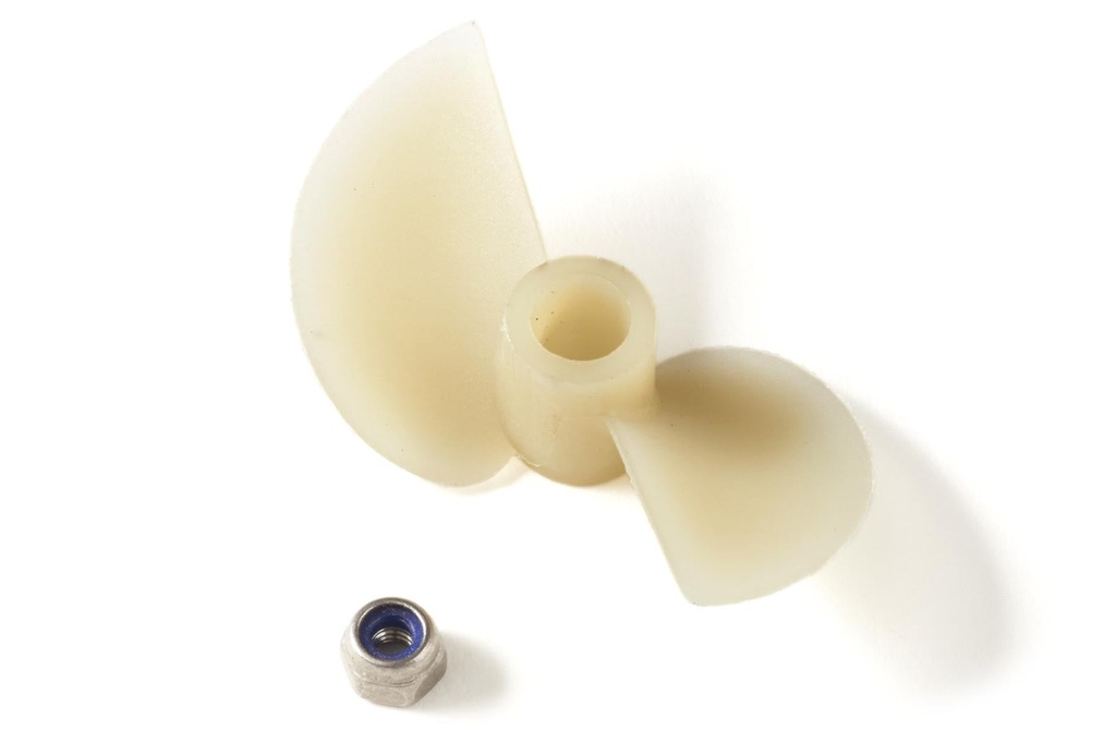 Heng Long Tornado 470mm Deep Vee Propeller and Nut Set