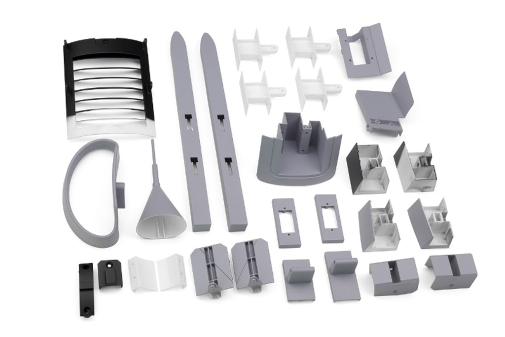 Freewing 70mm EDF F-16 V3 Plastic Parts Set 1 - Arctic Camo