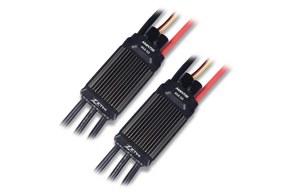 ZTW Mantis G2 85A ESC with 8A SBEC Multi-Pack (2 ESCs)