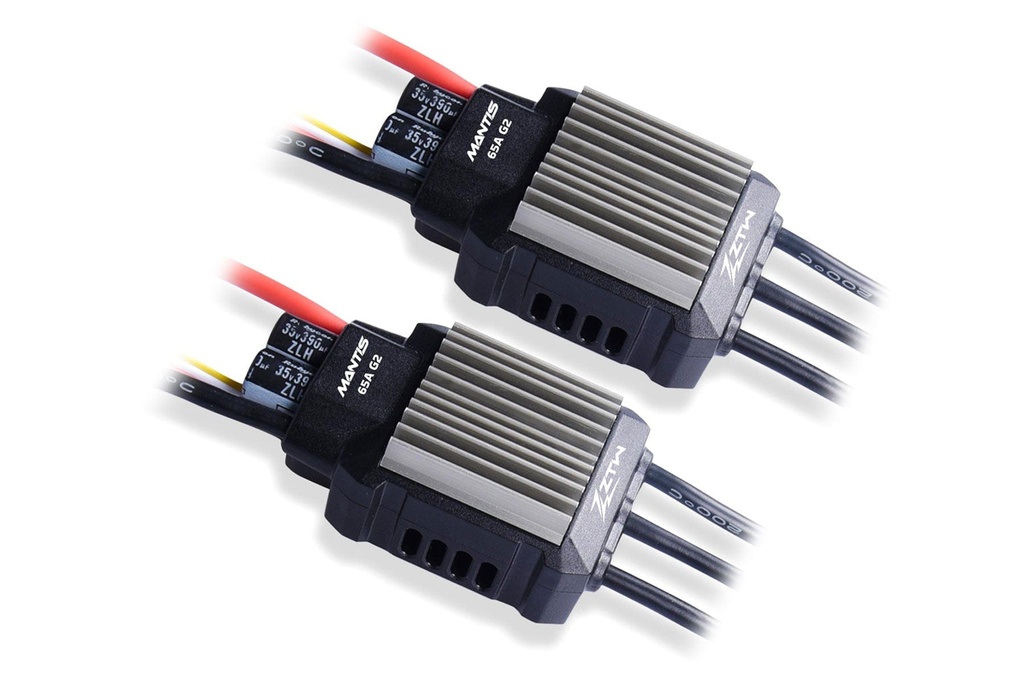 ZTW Mantis G2 65A ESC with 8A SBEC Multi-Pack (2 ESCs)
