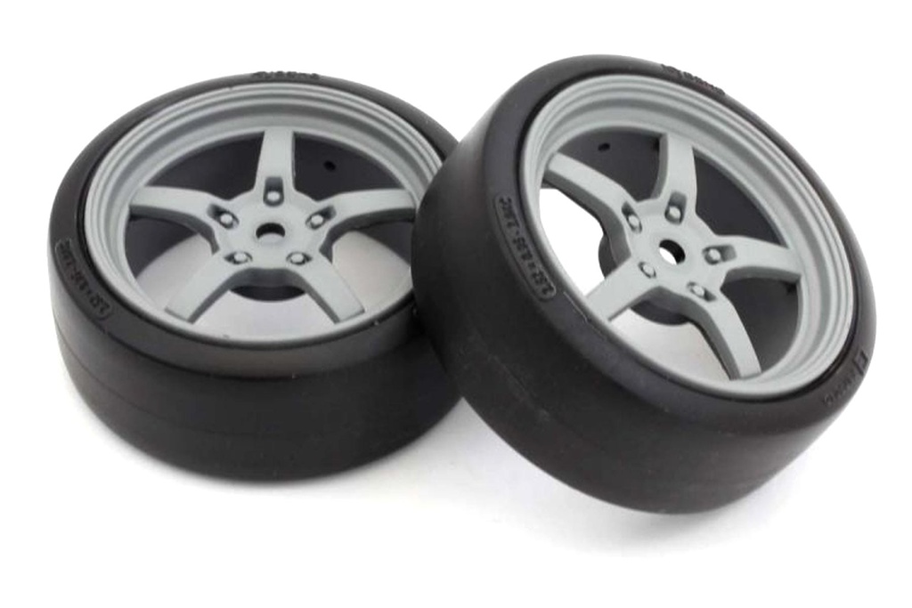Kyosho Pre-Mounted Drift Tire FZ02 5-Spoke Racing (2)