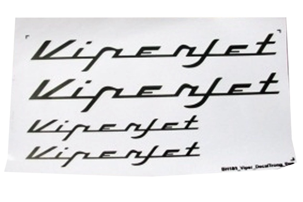 Black Horse 2000mm Viper Jet Turbine Decal Sheet