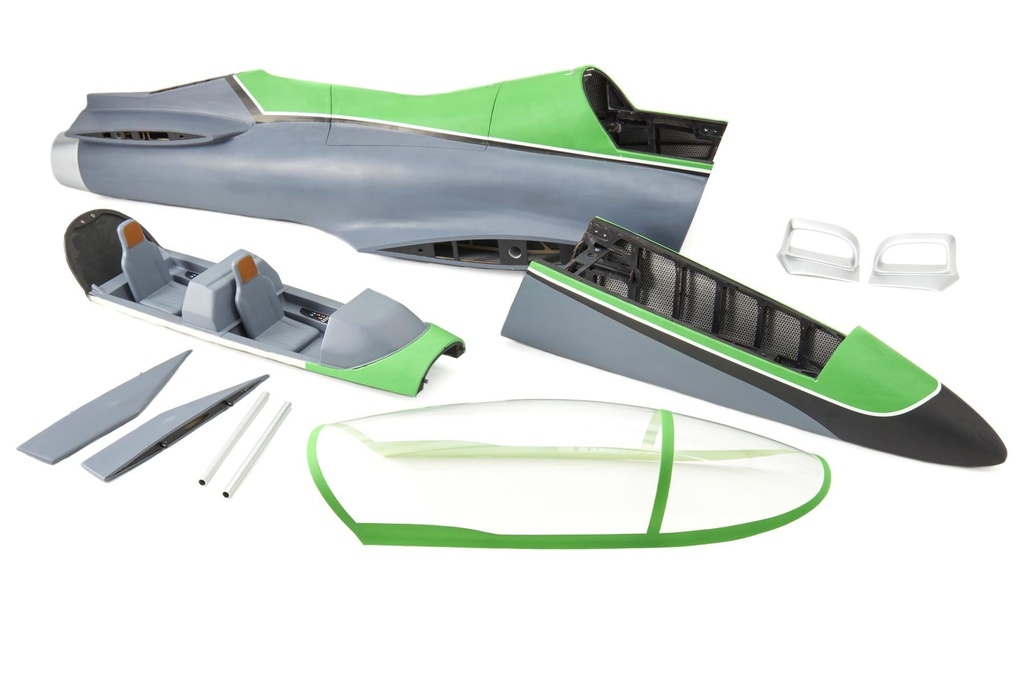Black Horse 2000mm Viper Jet Turbine Fuselage with Hatch