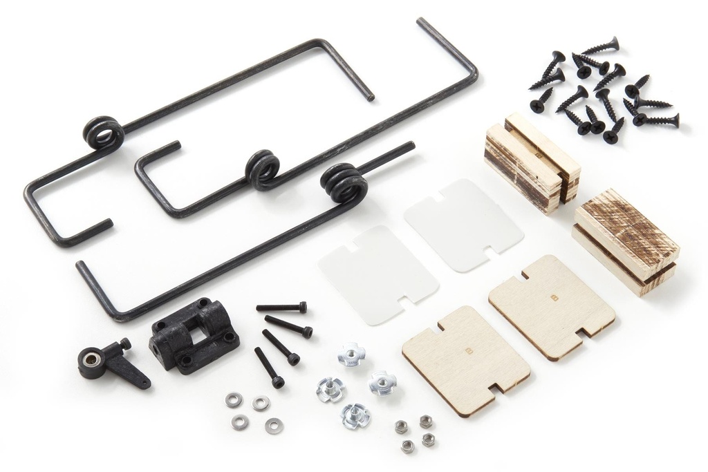 Nexa 1770mm T-28 Trojan Red and White Landing Gear Wood Parts Set