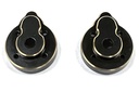 Hobby Plus CR18P Rear Portal Hub Brass Cover Set (Pr.)
