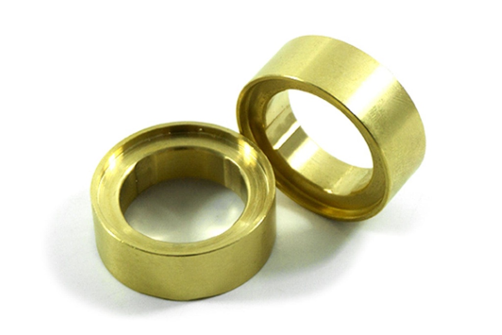 Hobby Plus 1/18 Scale Optional 24g Brass Wheel Weight (2 pc.)