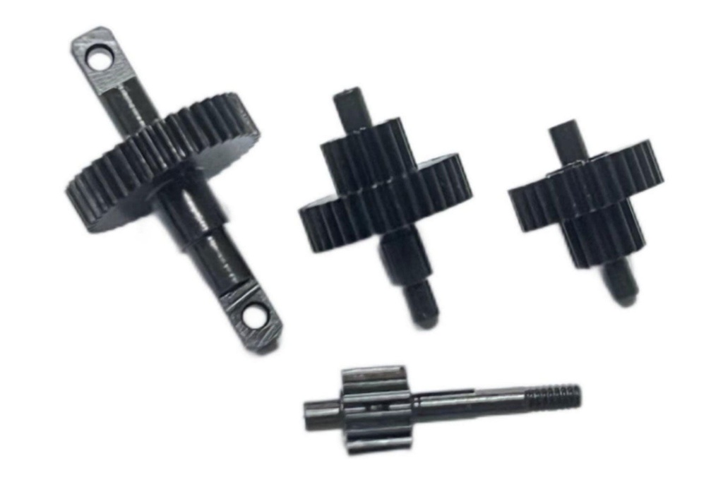 Hobby Plus 1/24 and 1/18 Scale Machined HD Steel Transmission Gear Set