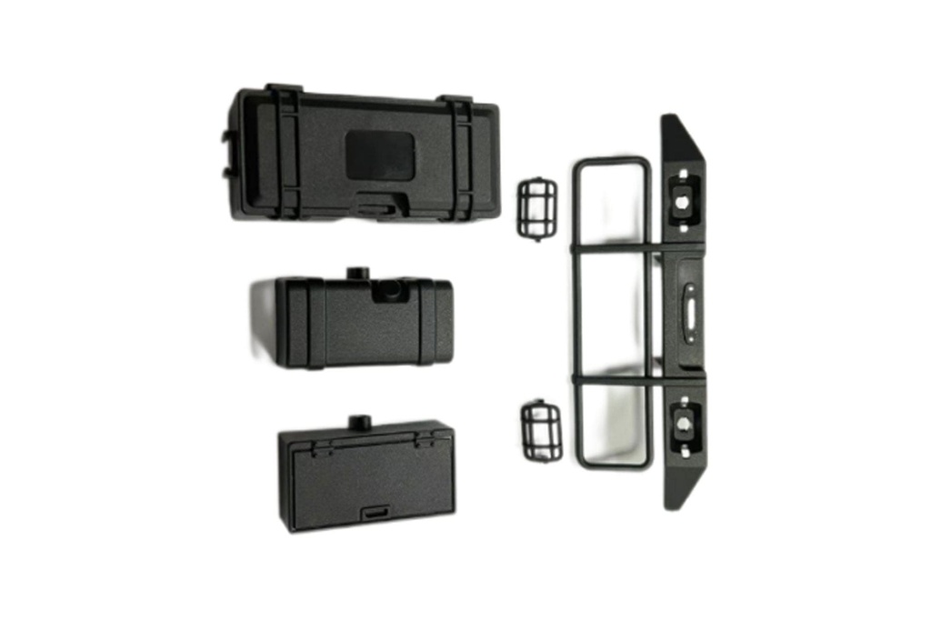 Hobby Plus 1/18 Scale Trail Hunter Battery Box & Bumper Set
