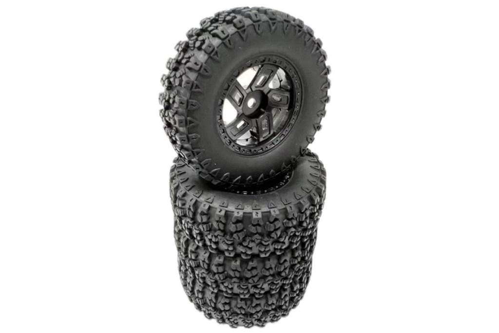 Hobby Plus 1/18 Scale 1.2" Tracking A/T Tire/Wheel Set (4)