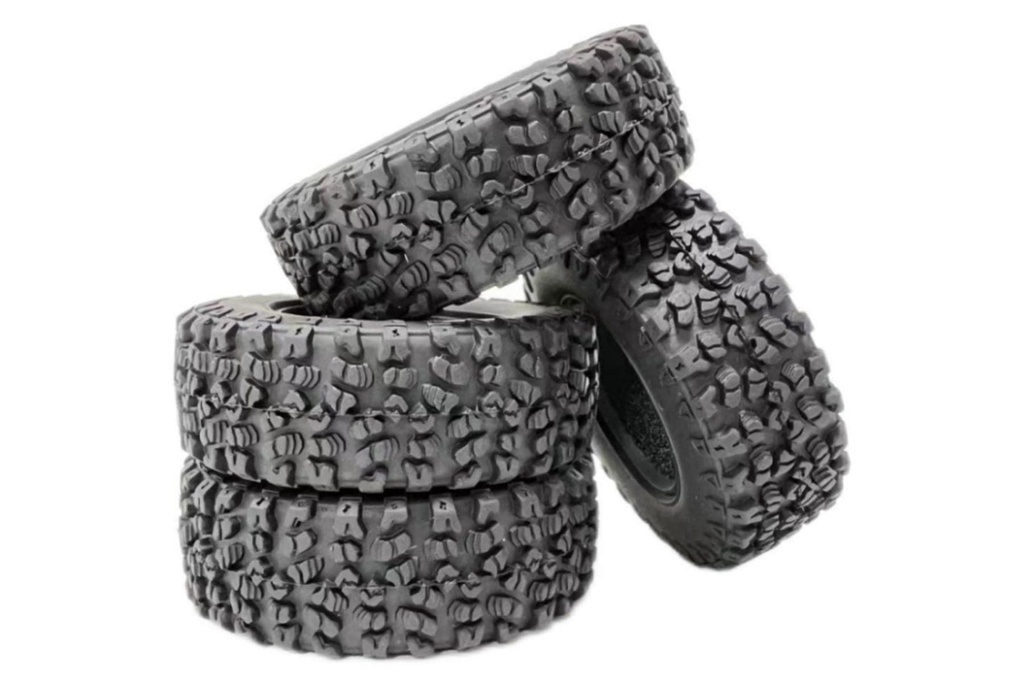 Hobby Plus 1/18 Scale 1.2" Tracking A/T Tire (4)