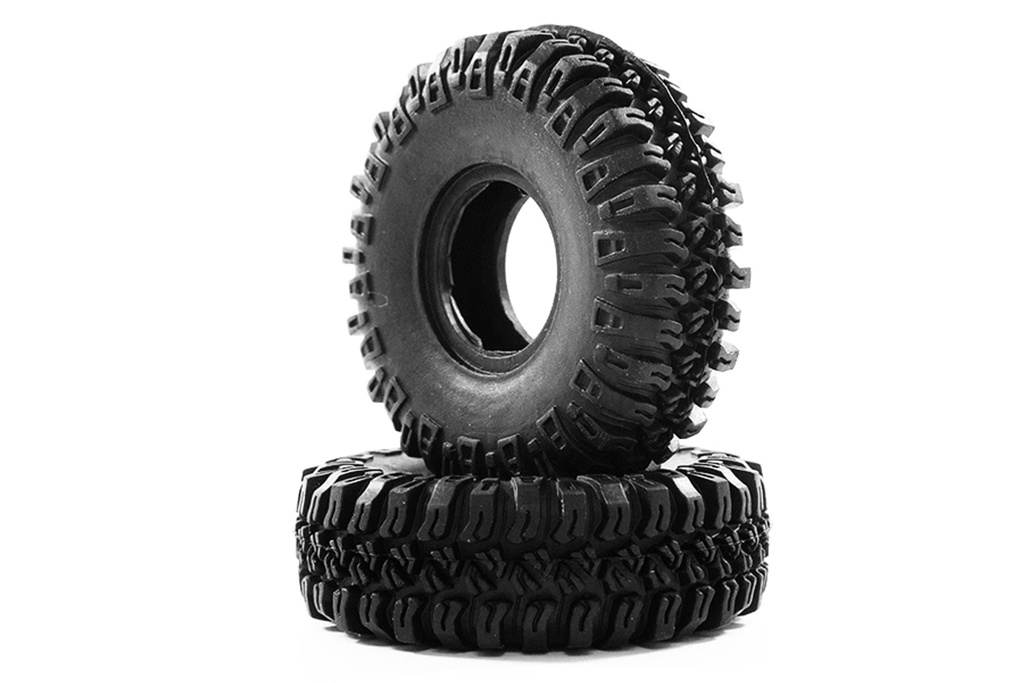 Hobby Plus 1/18 Scale 1.0" Grabber M/T Tire (4)