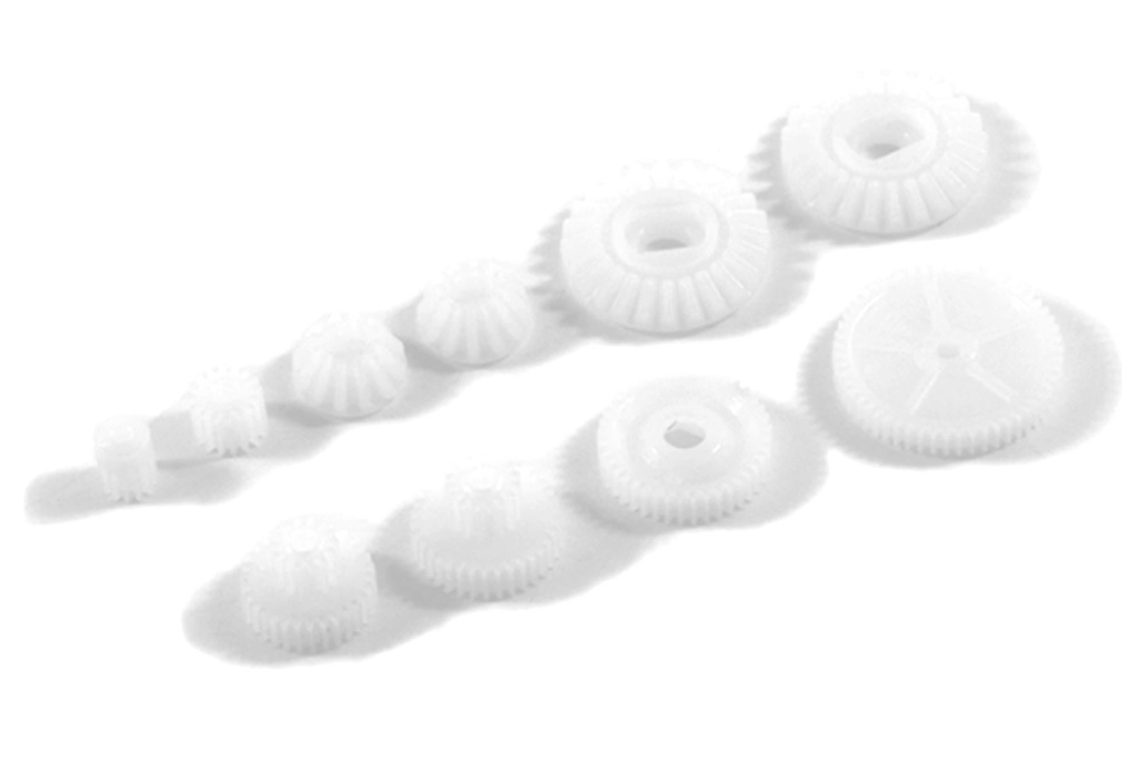 Hobby Plus 1/24 and 1/18 Scale Complete Vehicle Plastic Gear Set