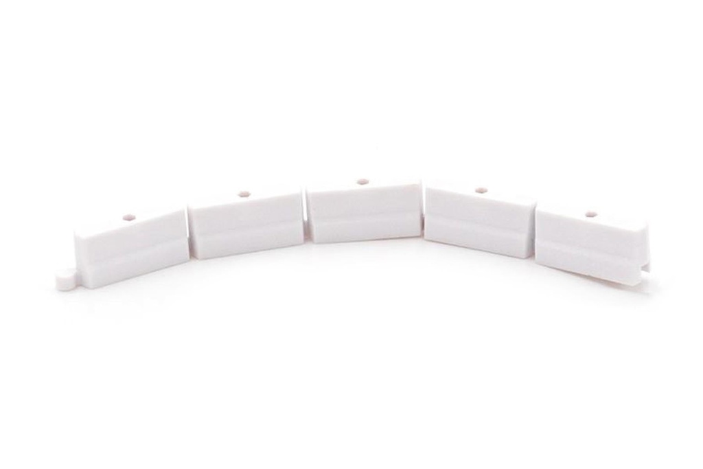 Turbo Racing White Track Fence Rails (50pcs.)