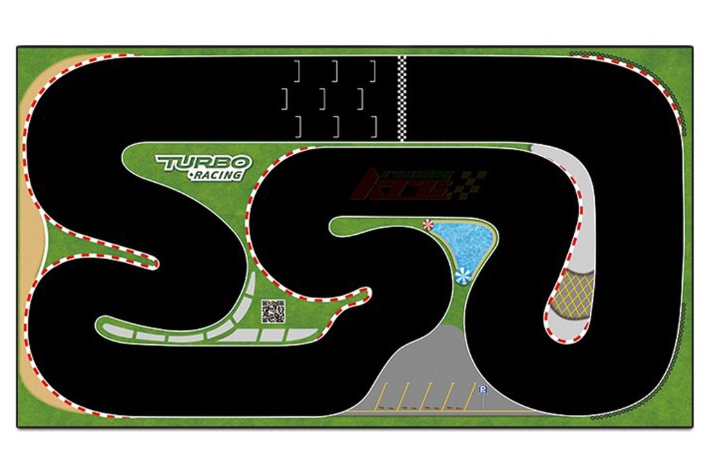 Turbo Racing Rollup Racetrack 90 x 160cm (35.1" x 62.4")