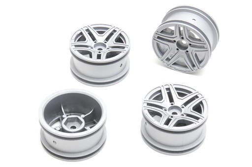 [PRM5016-020] Primus 1/12 Scale PC12 Aluminum Wheel Set Silver (4)
